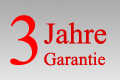 3 Jahre Garantie